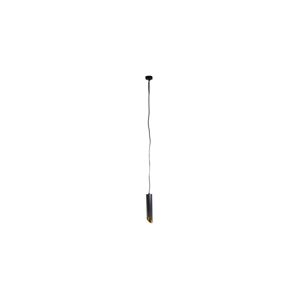 Lustr na lanku VALDA 1xGU10/60W/230V 20 cm černá