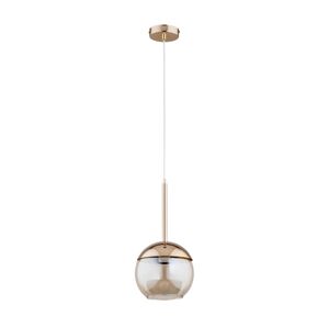Lustr na lanku VOLDA 1xE27/60W/230V mosaz