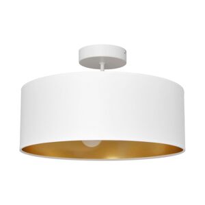 Lustr na tyči ALBA 3xE27/15W/230V bílá/zlatá