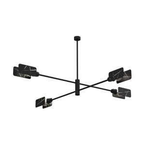 Lustr na tyči ASTRA 4xE27/60W/230V černá
