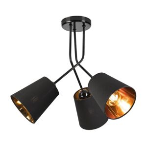 Lustr na tyči IRMA 3xE27/15W/230V černá
