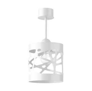 Lustr na tyči MODUL FREZ 1xE27/60W/230V pr. 17,5 cm bílá