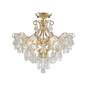 LUXERA  - Křišťálový přisazený lustr GRANADA 6xE14/40W/230V