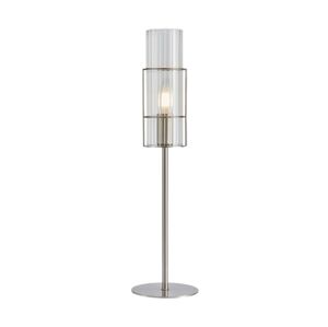 Markslöjd Markslöjd 108557 - Stolní lampa TUBO 1xE14/40W/230V 50 cm lesklý chrom/čirá