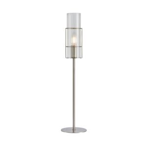 Markslöjd Markslöjd 108558 - Stolní lampa TUBO 1xE14/40W/230V 65 cm lesklý chrom/čirá