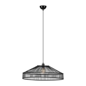 Markslöjd Markslöjd 108782 - Lustr na lanku TAPA 1xE27/40W/230V černá/bambus