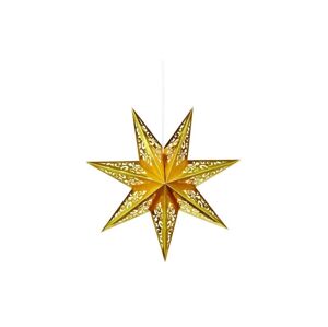 Markslöjd Markslöjd 702830 - Vánoční dekorace SATURNUS 1xE14/25W/230V pr. 45 cm zlatá