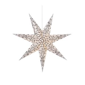Markslöjd Markslöjd 704876 - Vánoční dekorace KARLA 1xE14/25W/230V bílá 75 cm