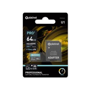 MicroSDXC 64GB U1 Pro 70MB/s + SD adaptér