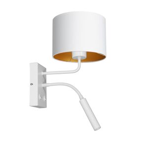 Nástěnná lampa ARDEN 1xE27/60W+1xG9/8W/230V bílá/zlatá