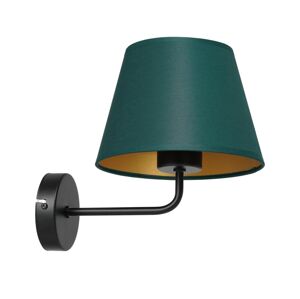 Nástěnná lampa ARDEN 1xE27/60W/230V zelená/zlatá
