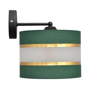 Nástěnná lampa HELEN 1xE27/60W/230V zelená/zlatá
