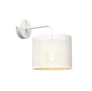 Nástěnná lampa LOFT SHADE 1xE27/60W/230V bílá/zlatá