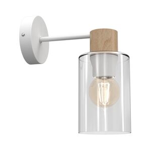 Nástěnná lampa MADERA 1xE27/60W/230V bílá/dřevo