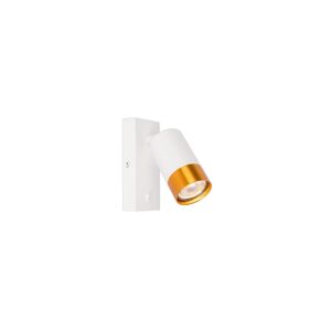 Nástěnné bodové svítidlo 1xGU10/35W/230V bílá/zlatá
