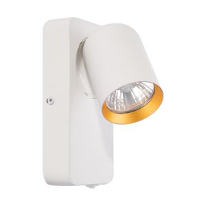 Nástěnné bodové svítidlo ANDY 1xGU10/8W/230V bílá/zlatá