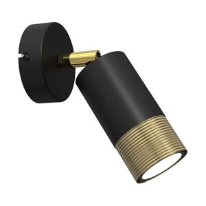 Nástěnné bodové svítidlo LINK 1xGU10/8W/230V černá/mosaz