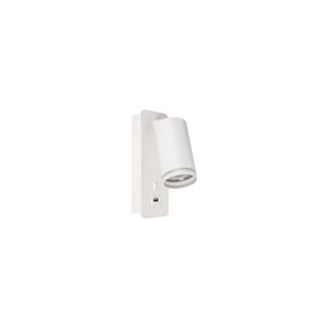 Nástěnné bodové svítidlo s USB nabíječkou 1xGU10/35W/230V bílá