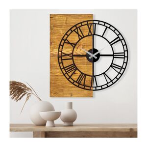 Nástěnné hodiny 55x58 cm 1xAA dřevo/kov
