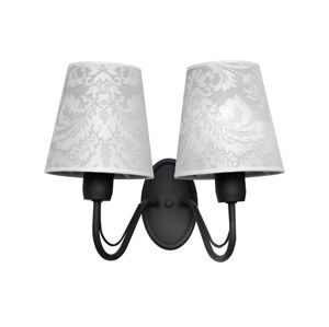 Nástěnné svítidlo MALBO II 2xE27/15W/230V černá