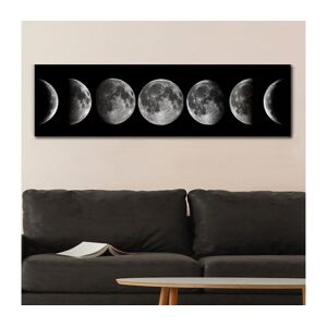 Nástěnný obraz na plátně 50x120 cm fáze měsíce