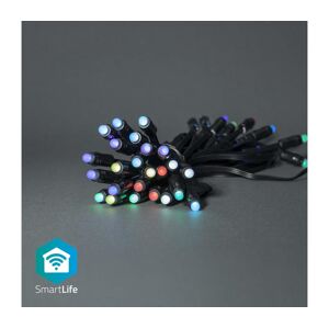 WIFILP01C48 - LED RGB Venkovní vánoční řetěz 48xLED 13,8m IP65 Wi-Fi Tuya