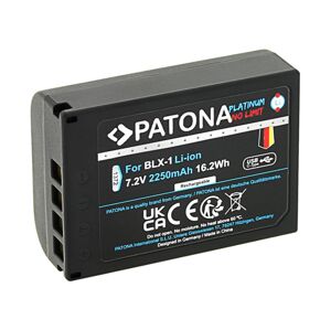 PATONA PATONA - Aku Olympus BLX-1 2250mAh Li-Ion Platinum USB-C nabíjení