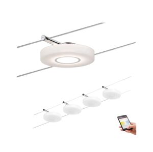 Paulmann Paulmann 50109 - SADA 4xLED/4W Stmívatelný lustr na lanku SMART DISC 230V