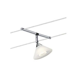 Paulmann Paulmann 94138 - 1xGU4/10W Lustr na lanku COLMAR 12V bílá/lesklý chrom