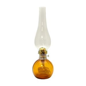 Floriánova huť Petrolejová lampa BASIC 38 cm hnědá