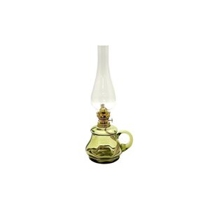 Floriánova huť Petrolejová lampa TEREZA 34 cm zelená