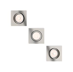 Philips Philips 50403/17/PN - SADA 3x Podhledové svítidlo DONEGAL 1xGU10/5,5W/230V