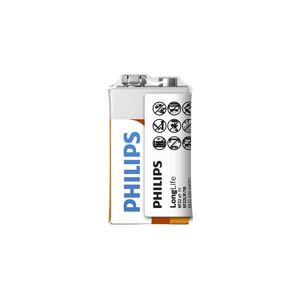 Philips Philips 6F22L1F/10 - Zinkochloridová baterie 6F22 LONGLIFE 9V 150mAh