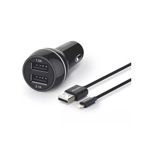 Philips Philips DLP2357V/10 -Nabíječka do auta 2xUSB/12V + kabel USB/lightning konektor