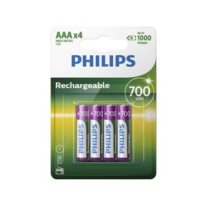 Philips Philips R03B4A70/10 - 4 ks Nabíjecí baterie AAA MULTILIFE NiMH/1,2V/700 mAh