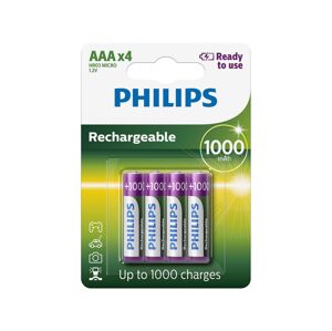 Philips Philips R03B4RTU10/10 - 4 ks Nabíjecí baterie AAA MULTILIFE NiMH/1,2V/1000 mAh