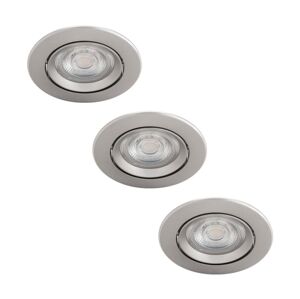 Philips - SADA 3x LED Stmívatelné podhledové svítidlo LED/5W/230V 2700K