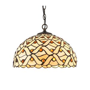 Prezent Prezent   - Lustr na řetězu TIFFANY 2xE27/60W/230V