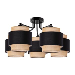 Přisazený lustr 5xE27/60W/230V béžová