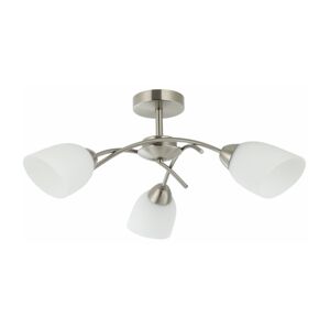 Přisazený lustr DONNA 3xE27/60W/230V nikl