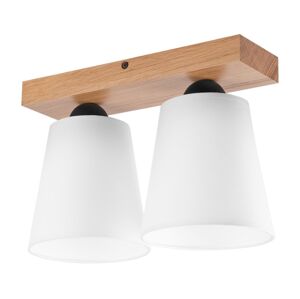 Přisazený lustr LULA 2xE27/60W/230V dub