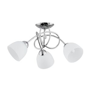 Přisazený lustr MODENA 3xE27/60W/230V chrom/bílá