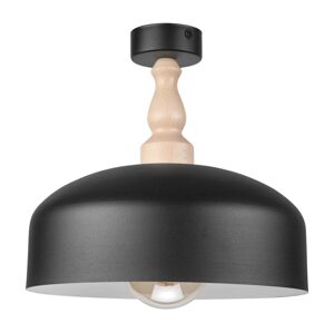 Přisazený lustr RINA 1xE27/15W/230V černá/buk