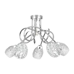 Keter Lighting Přisazený lustr TWIST CRYSTAL 5xE14/40W/230V