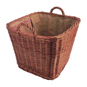 Lienbacher Proutěný koš na dřevo s držadly 43x51 cm