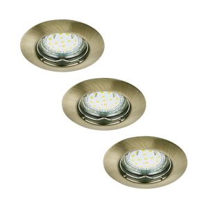 Rabalux Rabalux 1048 - SADA 3xLED Podhledové svítidlo LITE 3xGU10-LED/3W/230V