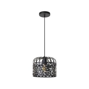 Rabalux Rabalux 2156 - Lustr ALESSANDRA 1xE27/60W/230V černá
