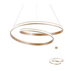 Redo Redo 01-1796 - LED Lustr na lanku TORSION LED/40W/230V bronz