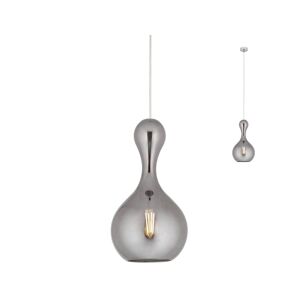 Redo Redo 01-2259 - Lustr na lanku LOB 1xE27/42W/230V pr. 22 cm šedá