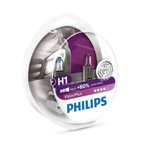 Philips SADA 2x Autožárovka Philips VISION PLUS 12258VPS2 H1 P14,5s/55W/12V 3250K
